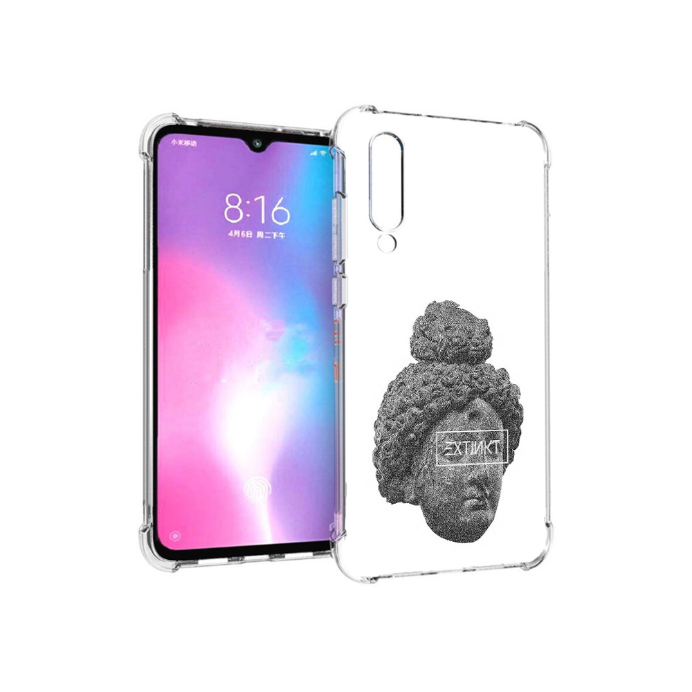 

Чехол MyPads Tocco для Xiaomi Mi CC9 каменное лицо девушки (PT134127.292.383), Прозрачный, Tocco