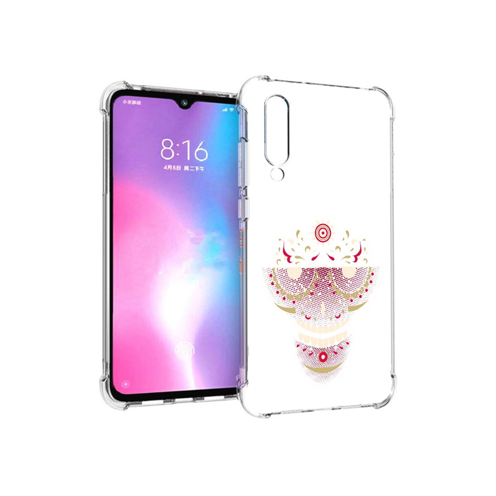 Чехол MyPads Tocco для Xiaomi Mi CC9 карнавальный скелет абстракция (PT134127.292.386)