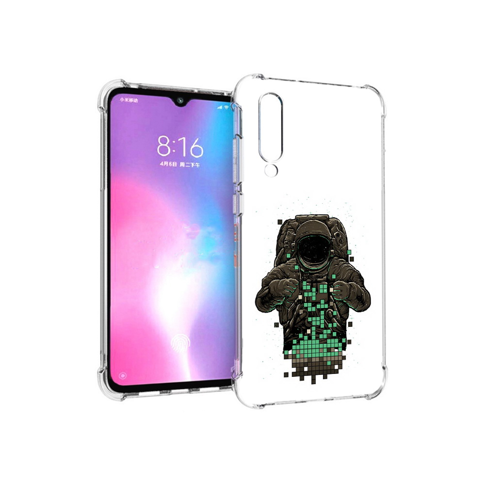 

Чехол MyPads Tocco для Xiaomi Mi CC9 космонавт с пикселями (PT134127.292.394), Прозрачный, Tocco