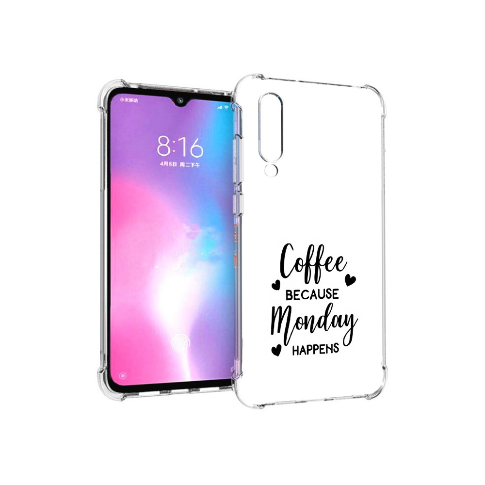 

Чехол MyPads Tocco для Xiaomi Mi CC9 кофе и понедельник стал счастливым (PT134127.292.402), Прозрачный, Tocco