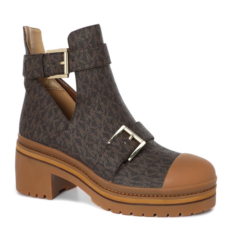 фото Женские ботинки michael kors corey ankle boot 40t1comb5b цв. темно-коричневый 7,5