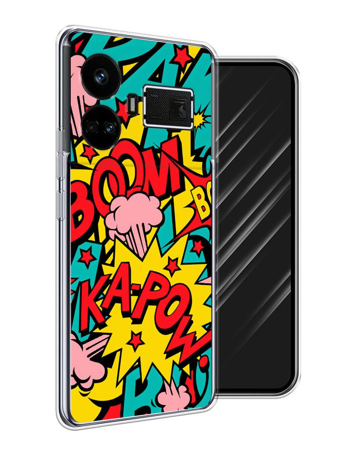 

Чехол Awog на Realme GT5 "Постер pop art", Бирюзовый;желтый;красный, 2515050-1