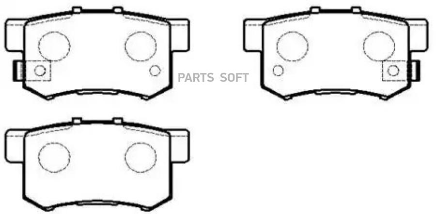 

Тормозные колодки HSB HP5164