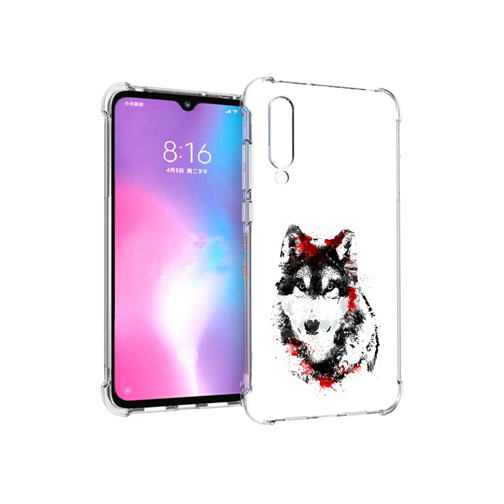 

Чехол MyPads Tocco для Xiaomi Mi CC9 кровавый волк (PT134127.292.416), Прозрачный, Tocco
