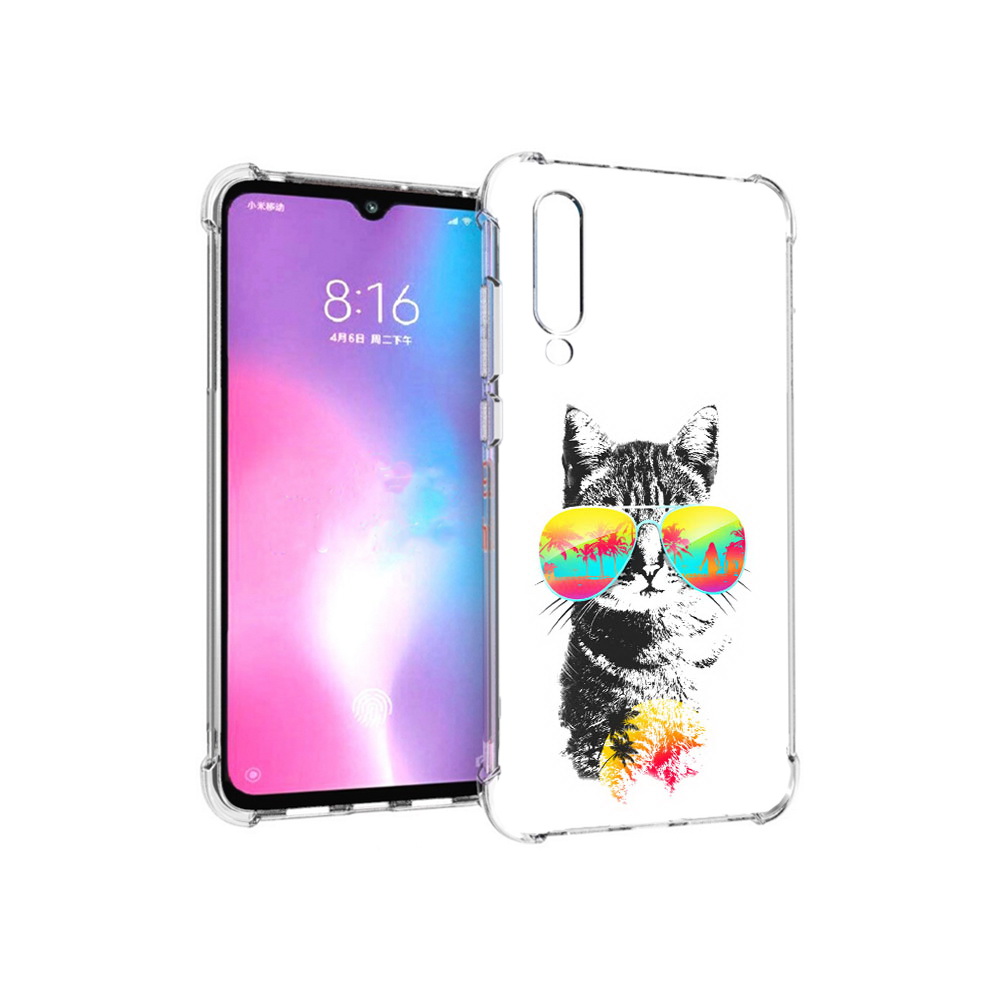 

Чехол MyPads Tocco для Xiaomi Mi CC9 крутой кот (PT134127.292.425), Прозрачный, Tocco