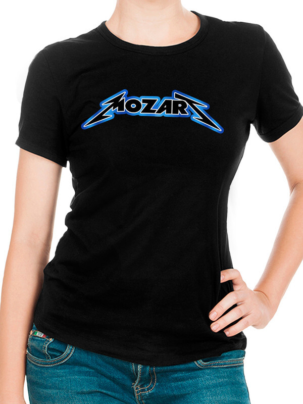 

Футболка женская Dream Shirts Моцарт черная 2XL, Моцарт