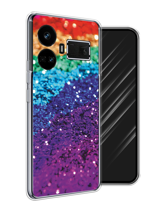 

Чехол Awog на Realme GT5 "Блестящая радуга рисунок", Разноцветный, 2515050-1