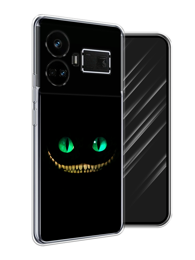 

Чехол Awog на Realme GT5 "Зеленоглазый чеширский кот", Черный, 2515050-1