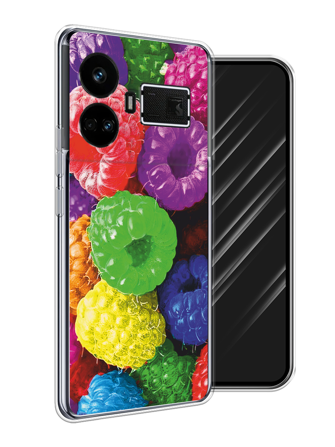 

Чехол Awog на Realme GT5 "Разноцветная малина", Разноцветный, 2515050-1