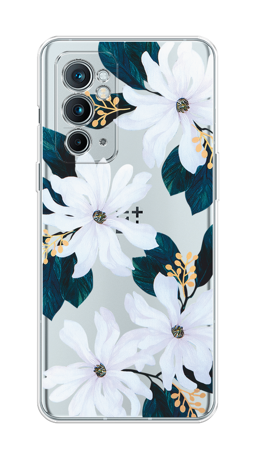 

Чехол на OnePlus 9RT "Delilah Flower", Зеленый;белый, 152050-1