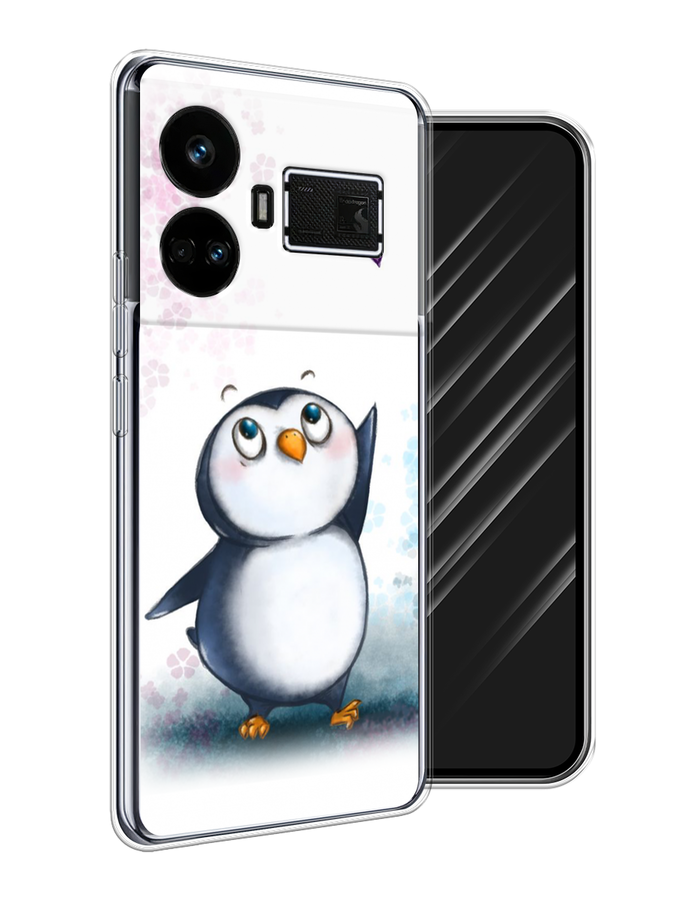 

Чехол Awog на Realme GT5 "Пингвин и сердечко", Белый, 2515050-1