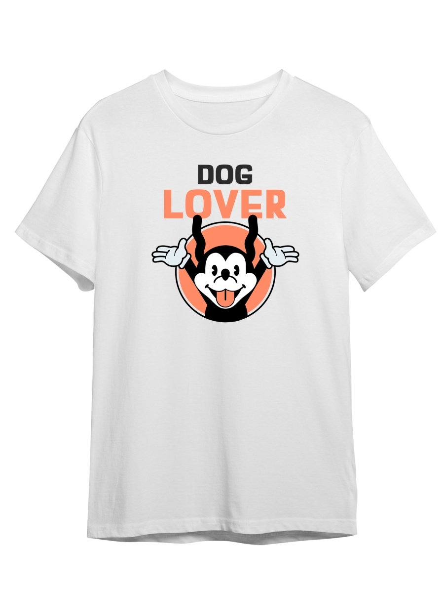 фото Футболка унисекс сувенирshop dog lover/собака 1 белая 2xl (52-54)