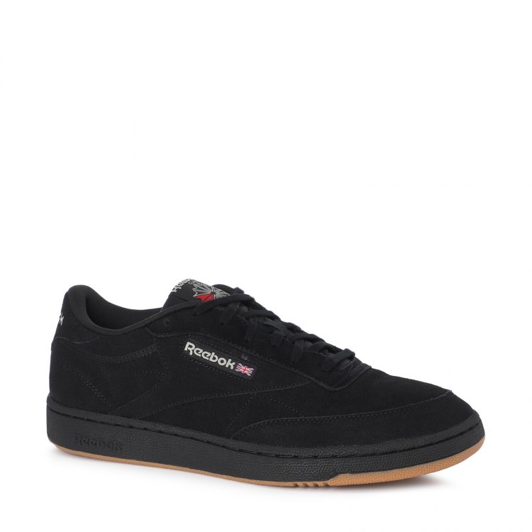 фото Кеды мужские reebok club c 85 черные 40.5 eu