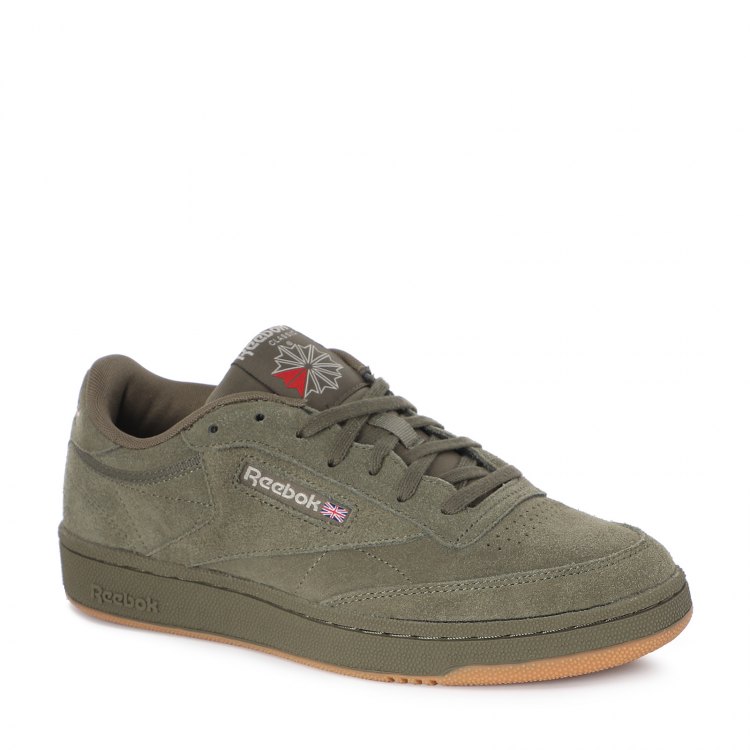 фото Кеды мужские reebok club c 85 зеленые 40 eu