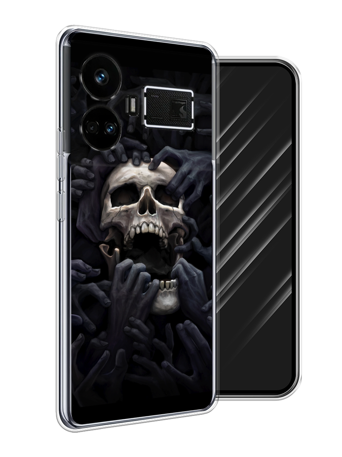 

Чехол Awog на Realme GT5 "Череп 29", Черный;серый, 2515050-1