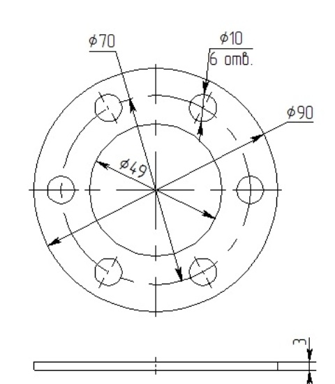 Прокладка фланца фильтра дополнительного 00 VILITAN , 15231VLT