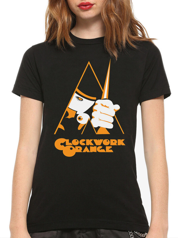

Футболка женская Dream Shirts Стэнли Кубрик - Заводной Апельсин черная XS, Стэнли Кубрик - Заводной Апельсин