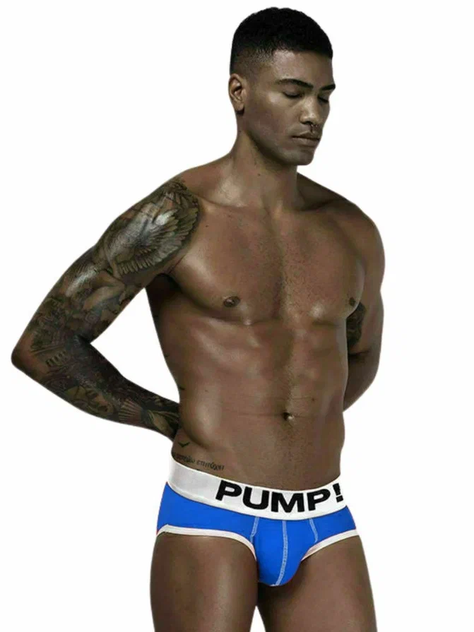 

Трусы мужские PUMP! PU013 синие М, Синий, PU013