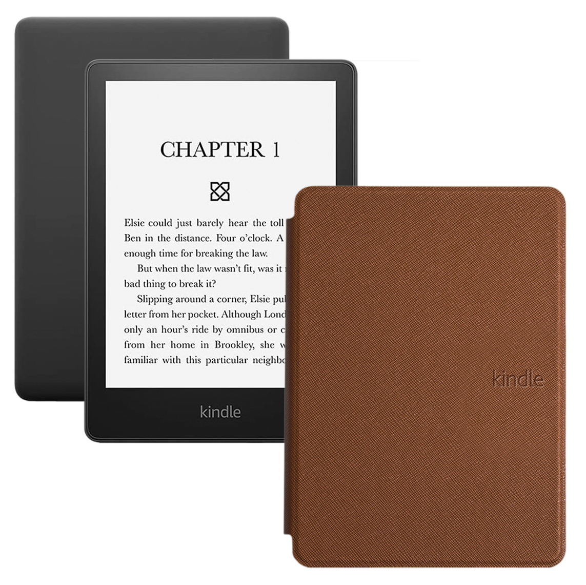 

Электронная книга Amazon Kindle PaperWhite 2021 16Gb Special Offer с чехлом Brown, Коричневый;черный, Kindle PaperWhite 2021 16Gb SO с обложкой