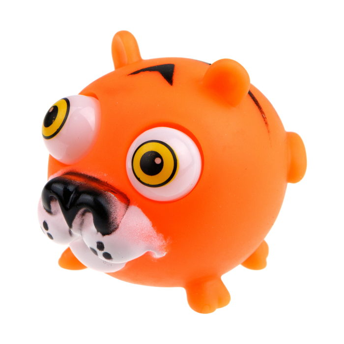 

игрушка-антистресс 1toy Пучеглаз-антистресс Тигрёнок 8,2х7x6,8 см, Разноцветный, Т23223-12