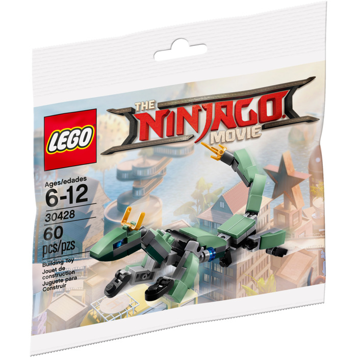 Конструктор LEGO The Ninjago Movie 30428 Дракон зелёного ниндзя, 60 дет