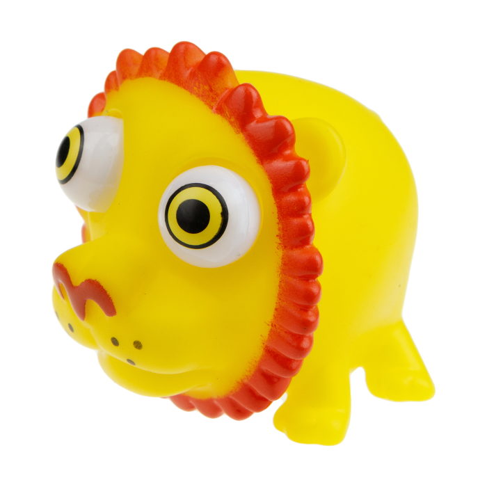 игрушка-антистресс 1toy Пучеглаз-антистресс Львёнок 8,2х7x6,8 см игрушка антистресс 1toy пучеглаз антистресс водная фауна рыба