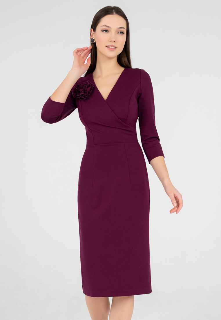 Платье женское Olivegrey Pl000884V(flammy) фиолетовое 50 RU