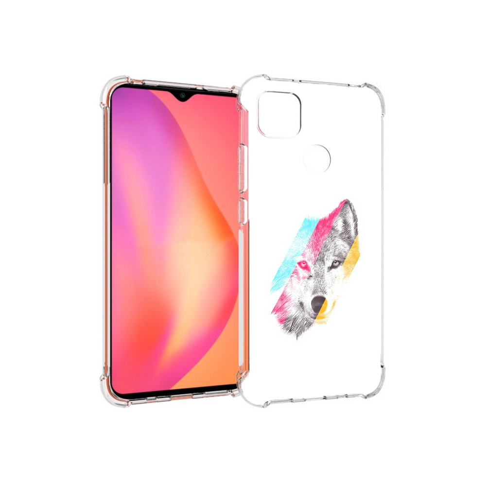 

Чехол MyPads Tocco для Xiaomi Redmi 9C волк градиент (PT152115.265.268), Прозрачный, Tocco