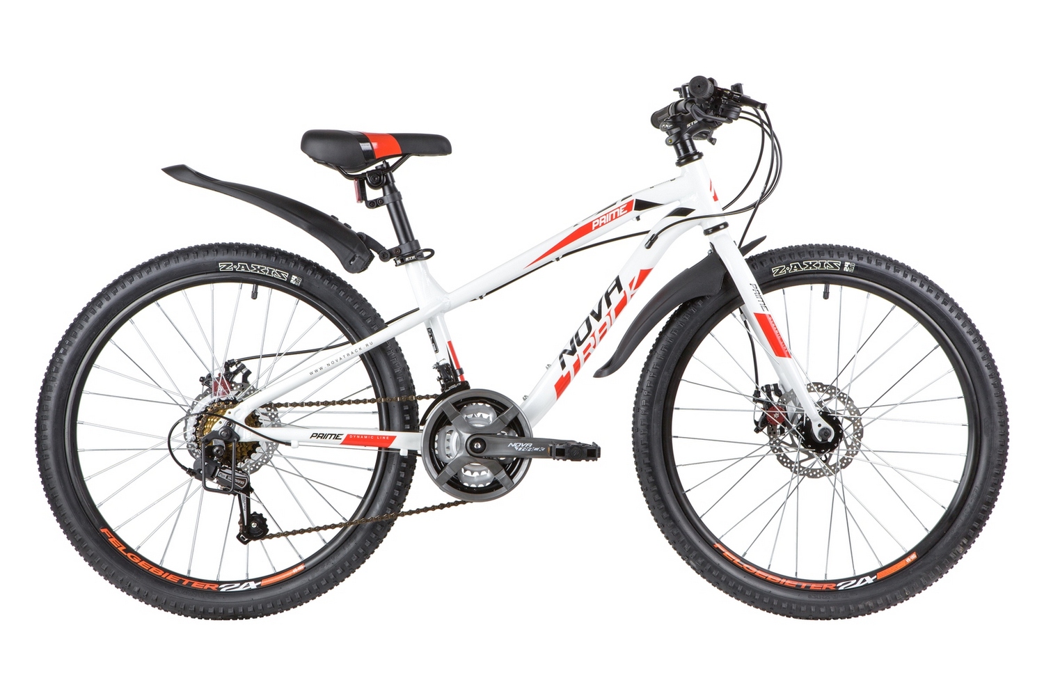 

Велосипед NOVATRACK 24" PRIME алюм. (2020) белый 11", 24 PRIME