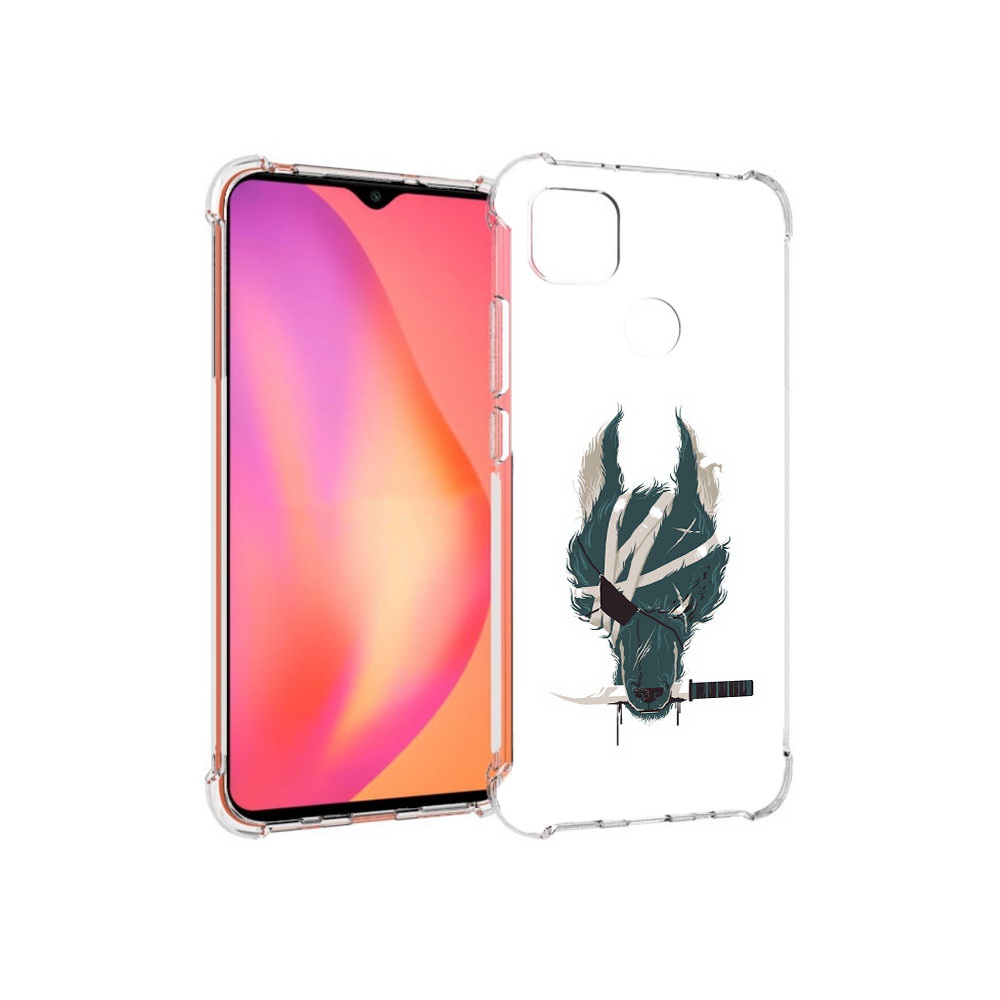 

Чехол MyPads Tocco для Xiaomi Redmi 9C волк-разбойник (PT152115.265.271), Прозрачный, Tocco