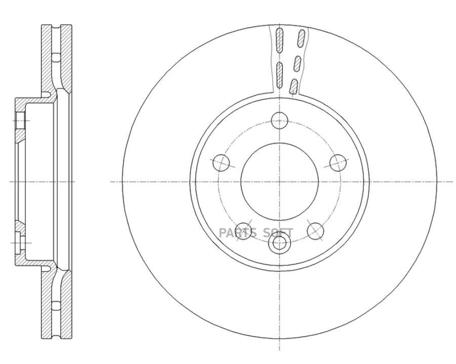 

Диск тормозной вентилируемый G-brake GR-21819