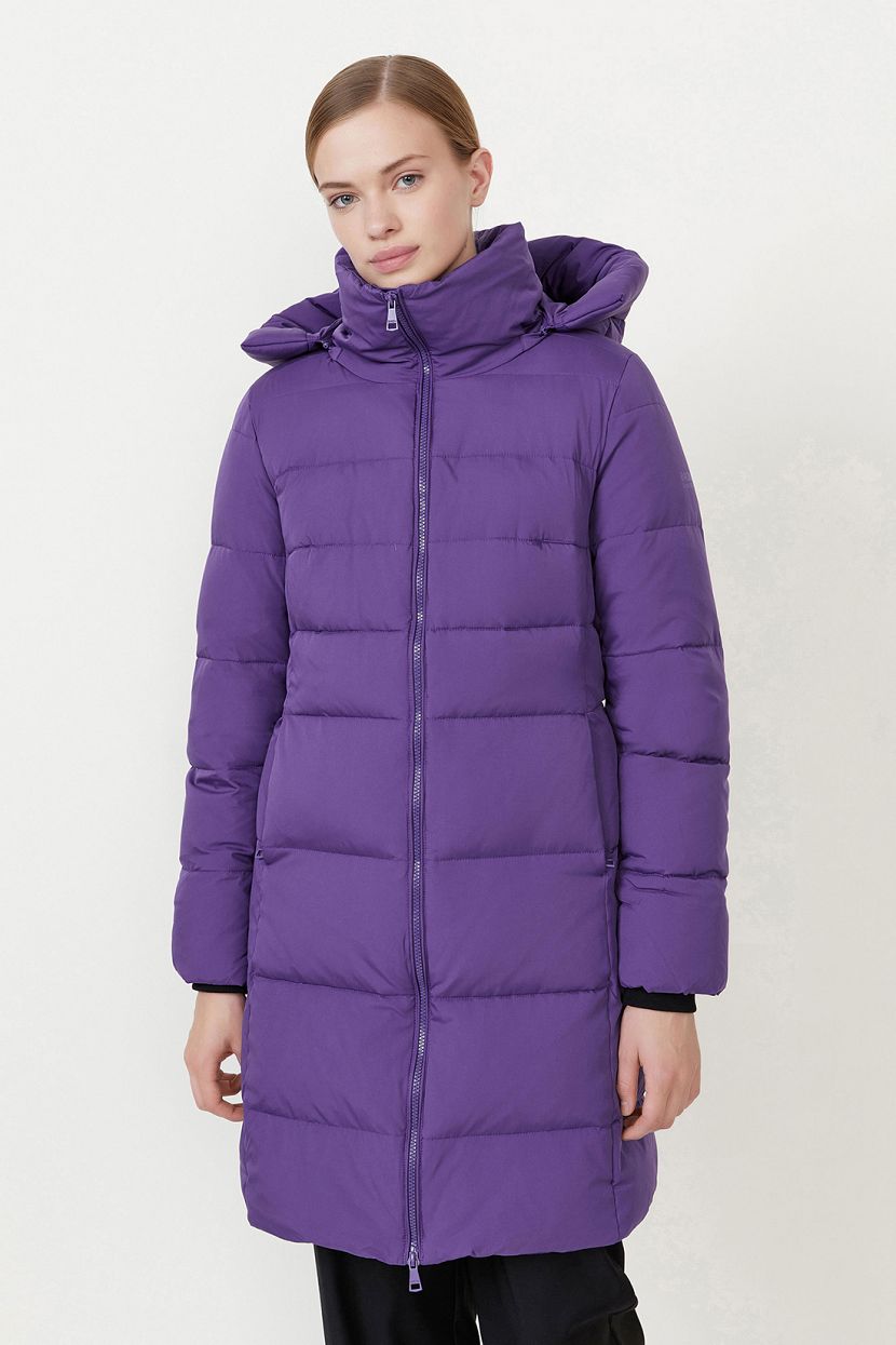 

Пуховик женский Baon B0023547 фиолетовый XL, B0023547