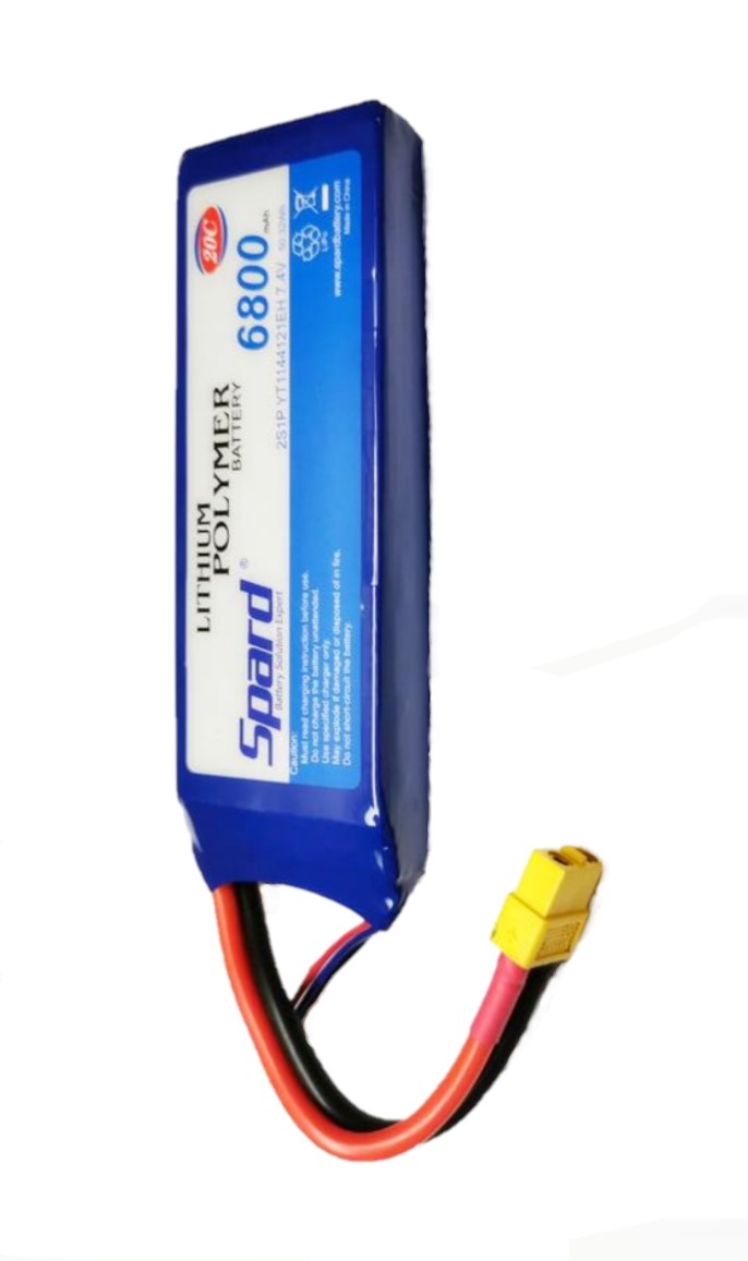 

Аккумулятор Li-Po Spard 6800mAh, 7,4V, 20C, XT60