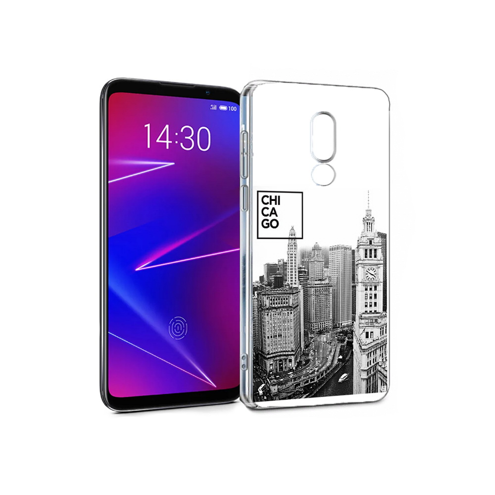 

Чехол MyPads Tocco для Meizu 16 черно белый чикаго (PT136611.84.689), Прозрачный, Tocco