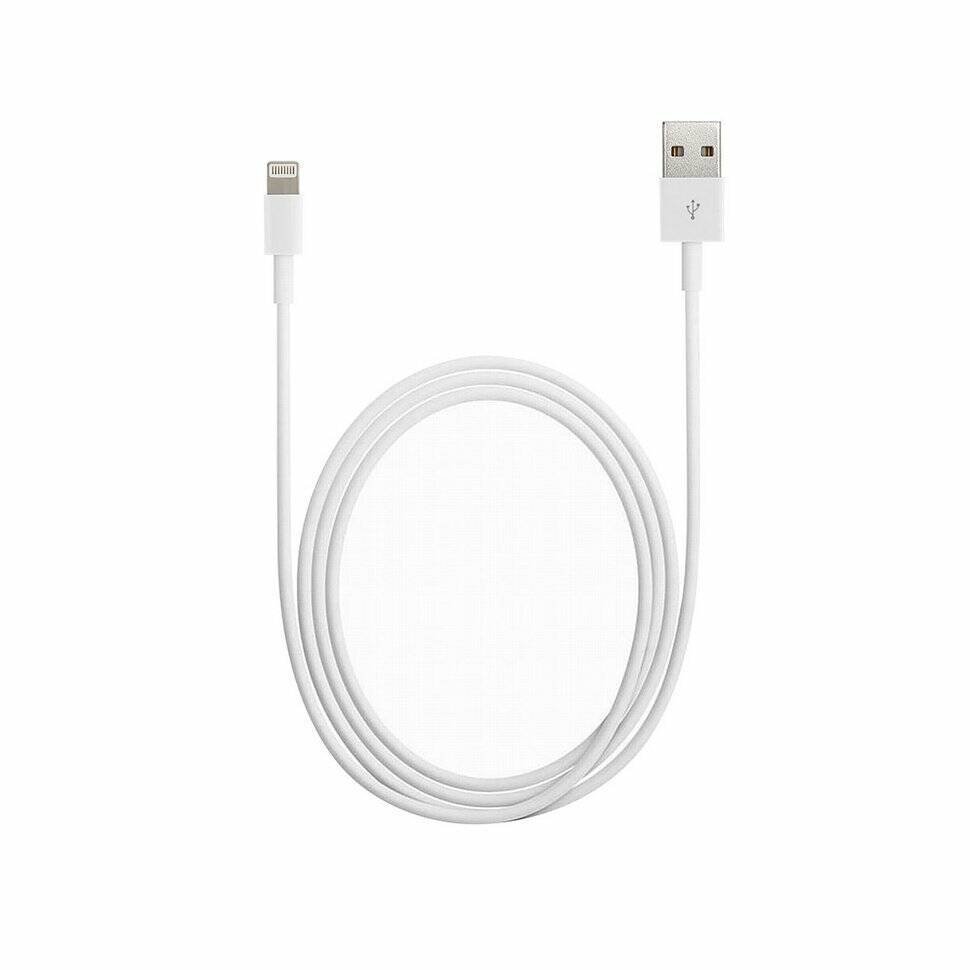 фото Дата-кабель nuobi usb — lighting 8-pin для apple (белый 20 см) ncbul-2w