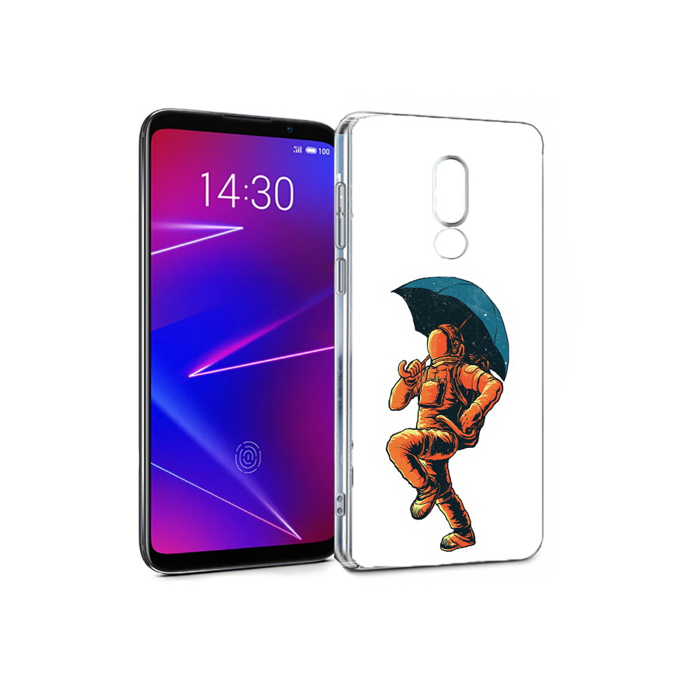 Чехол MyPads Tocco для Meizu 16 шагающий космонавт с зонтом (PT136611.84.695)