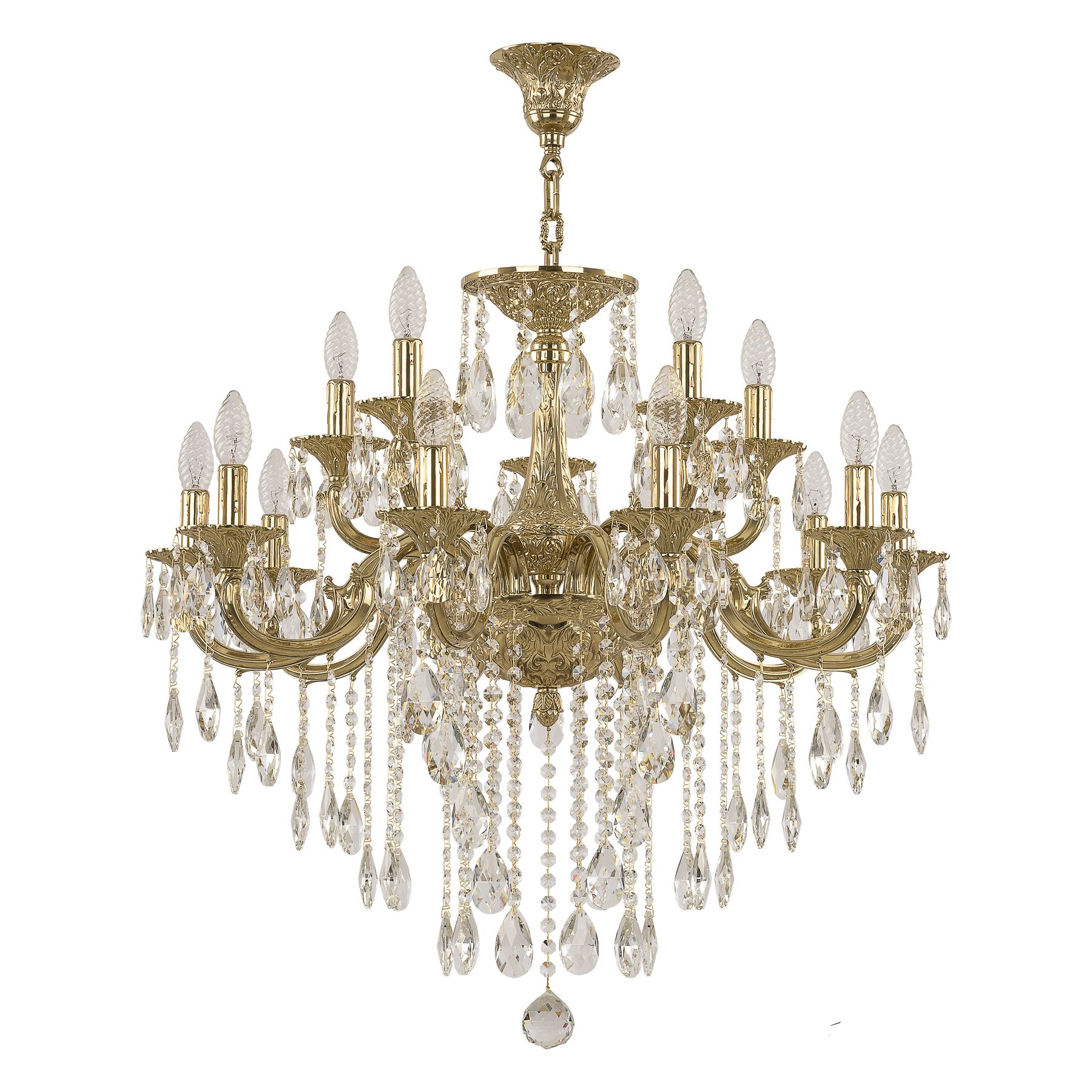 фото Хрустальная люстра 72199/10+5/250 b g bohemia ivele crystal