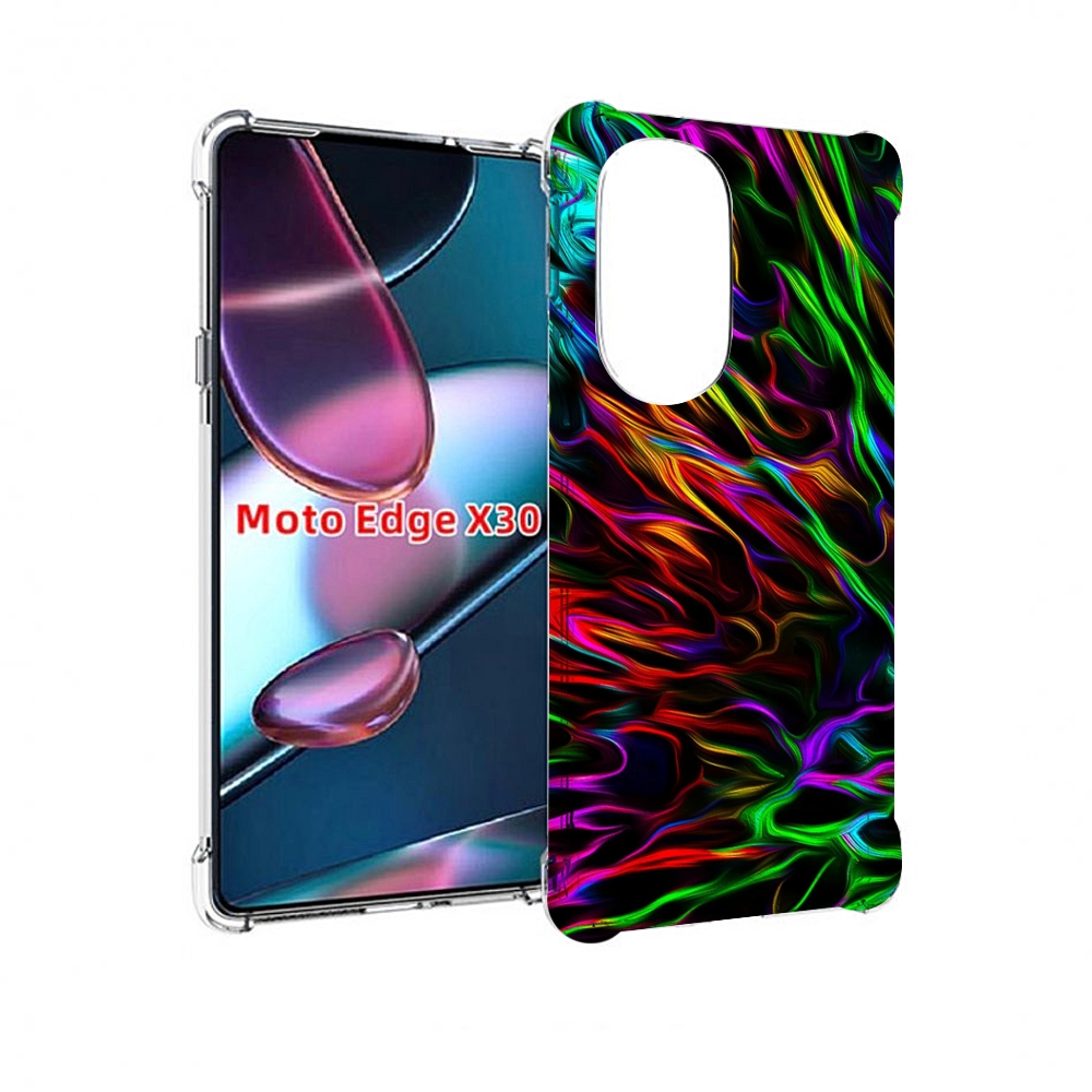 

Чехол MyPads Бензин для Motorola Moto Edge X30, Прозрачный, Tocco