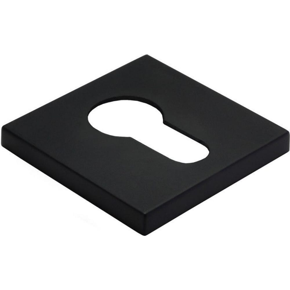 фото Накладка на ключевой цилиндр morelli mh-kh-s6 bl на квадратной розетке 6 мм цвет-черный nobrand