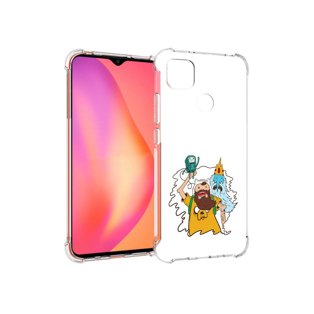 

Чехол MyPads Tocco для Xiaomi Redmi 9C время приключений старый Финн (PT152115.265.279), Прозрачный, Tocco