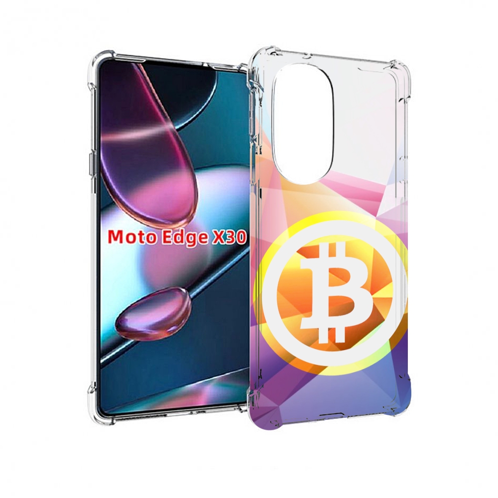 

Чехол MyPads Биткоин для Motorola Moto Edge X30, Прозрачный, Tocco