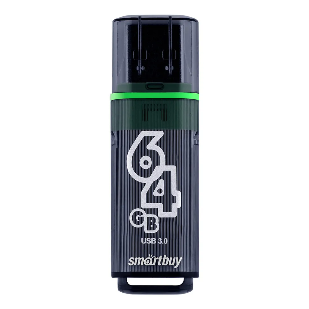 

Флешка SmartBuy Glossy series 64Gb USB 3.0/3.1 Gen.1 Dark Blue SB64GBGS-DB