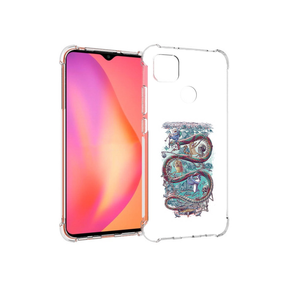 Чехол MyPads Tocco для Xiaomi Redmi 9C время приключений страшилка (PT152115.265.280)