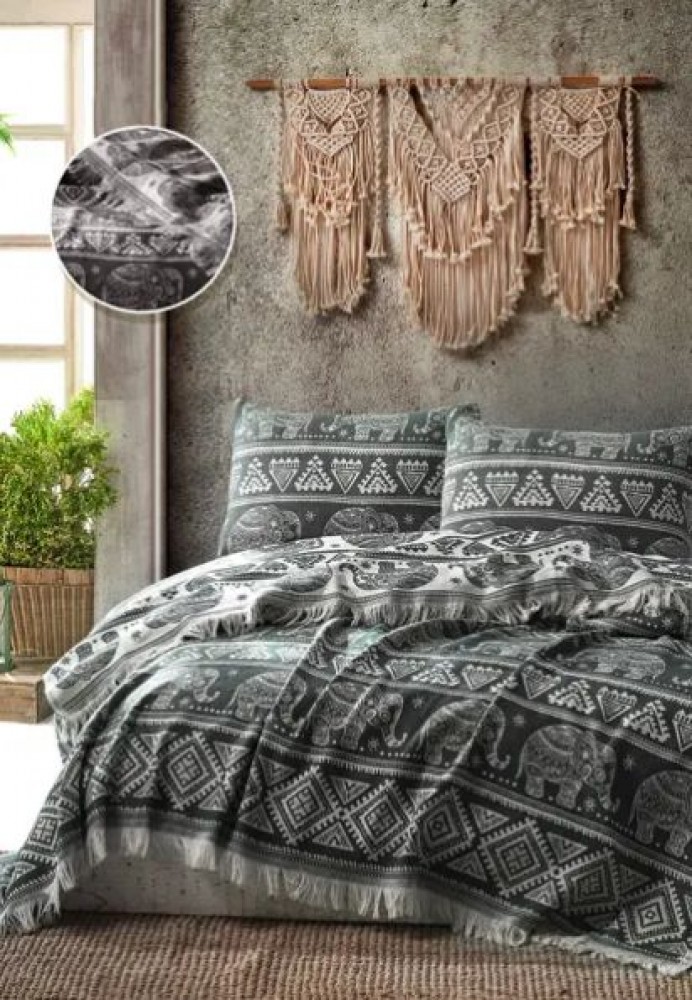 фото Покрывало elephant bed spread цвет черный (black) 205x240 irya