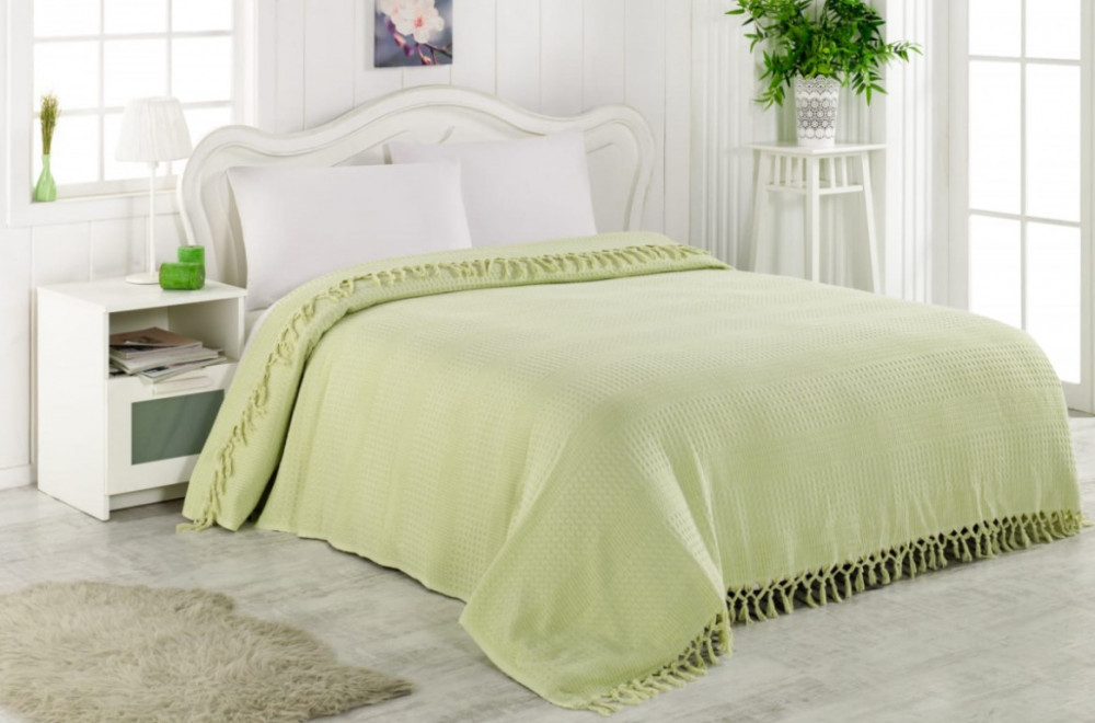 фото Покрывало nice bed spread цвет салатовый (green) евро (макси) irya