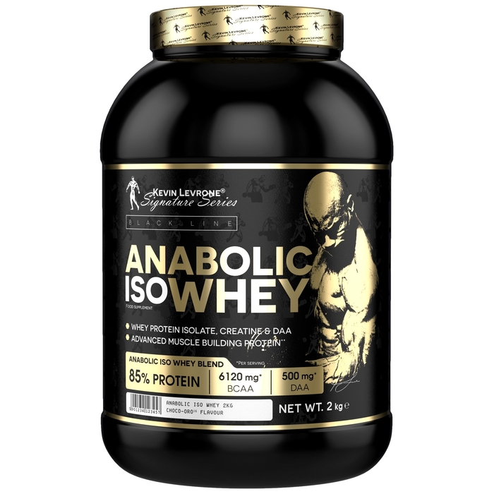 Изолят сывороточного протеина LEVRONE BLACK LINE ANABOLIC ISO WHEY 2 kg (Snikers)