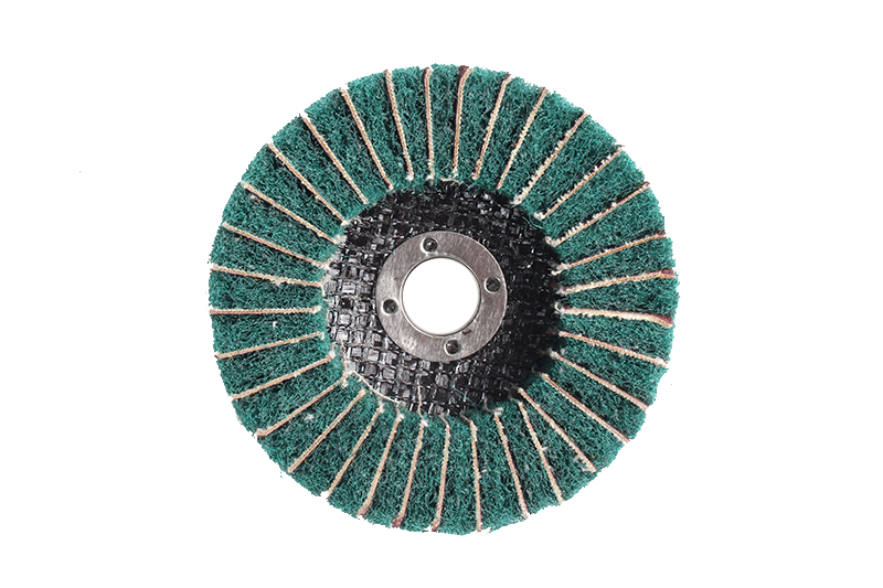 Круг зачистной ANROKEY 100мм абразивное волокно зеленый + наждачный образив поролоновый круг роторный detail твердый зеленый 150 160 dt 0364