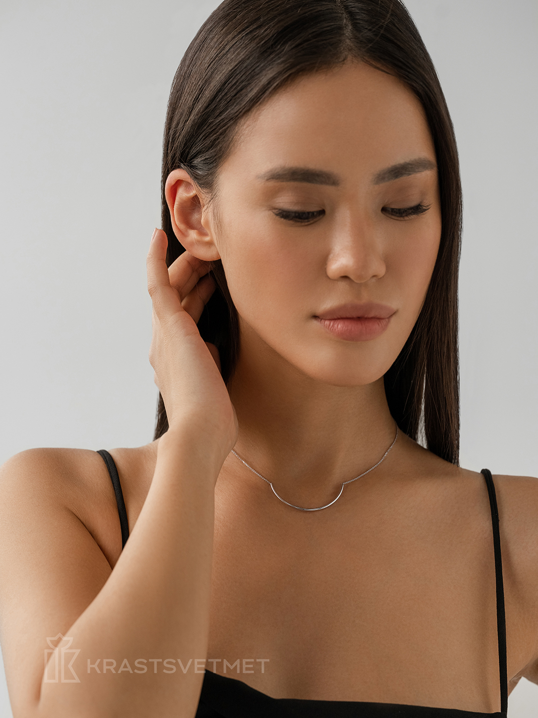 

Колье из серебра 45 см Красцветмет НХ 22-1801Ю-3d-0,30, НХ 22-1801Ю-3d-0,30