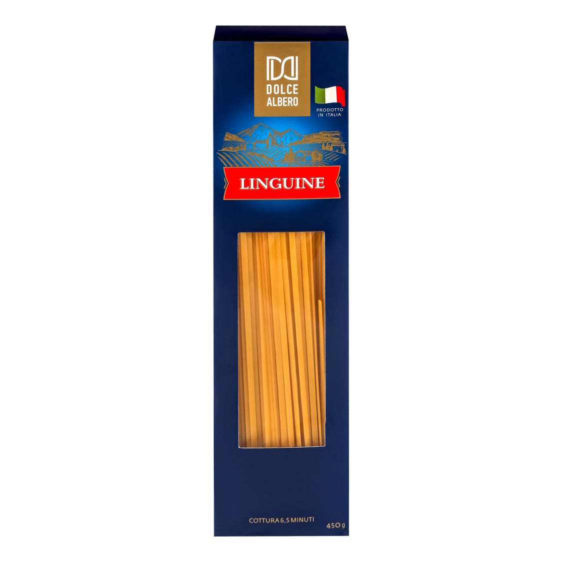 фото Макароны dolce albero linguine из твердых сортов пшеницы 450 г