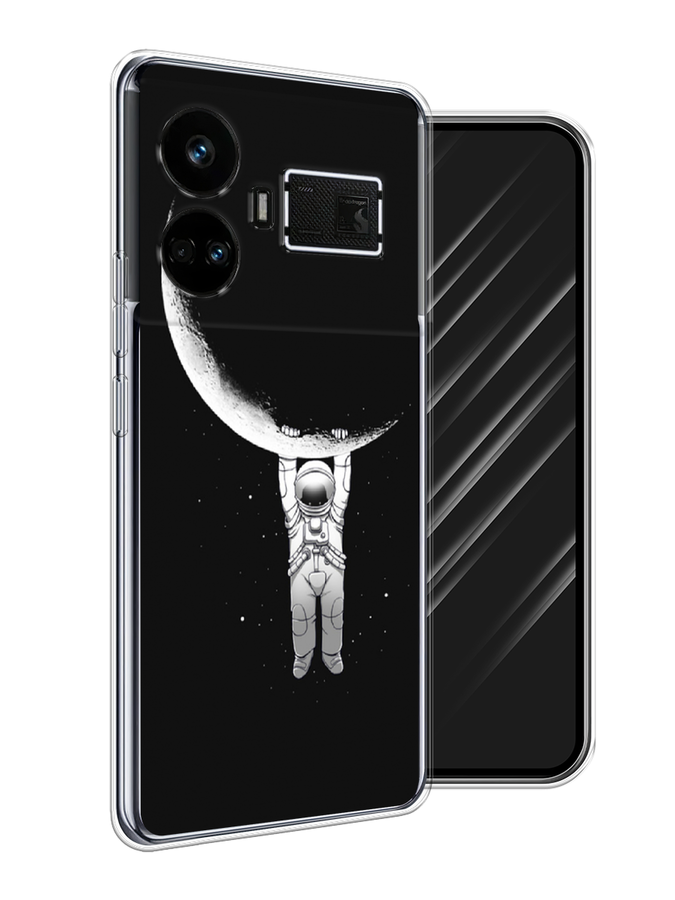 

Чехол Awog на Realme GT5 "Космонавт", Белый;черный, 2515050-1